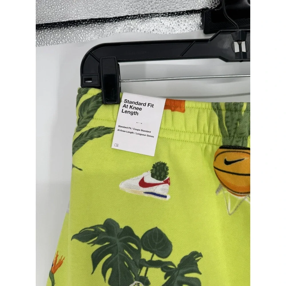 Nike Club Fleece Sweat Shorts Court Cortez Graphic All Over Print AOP